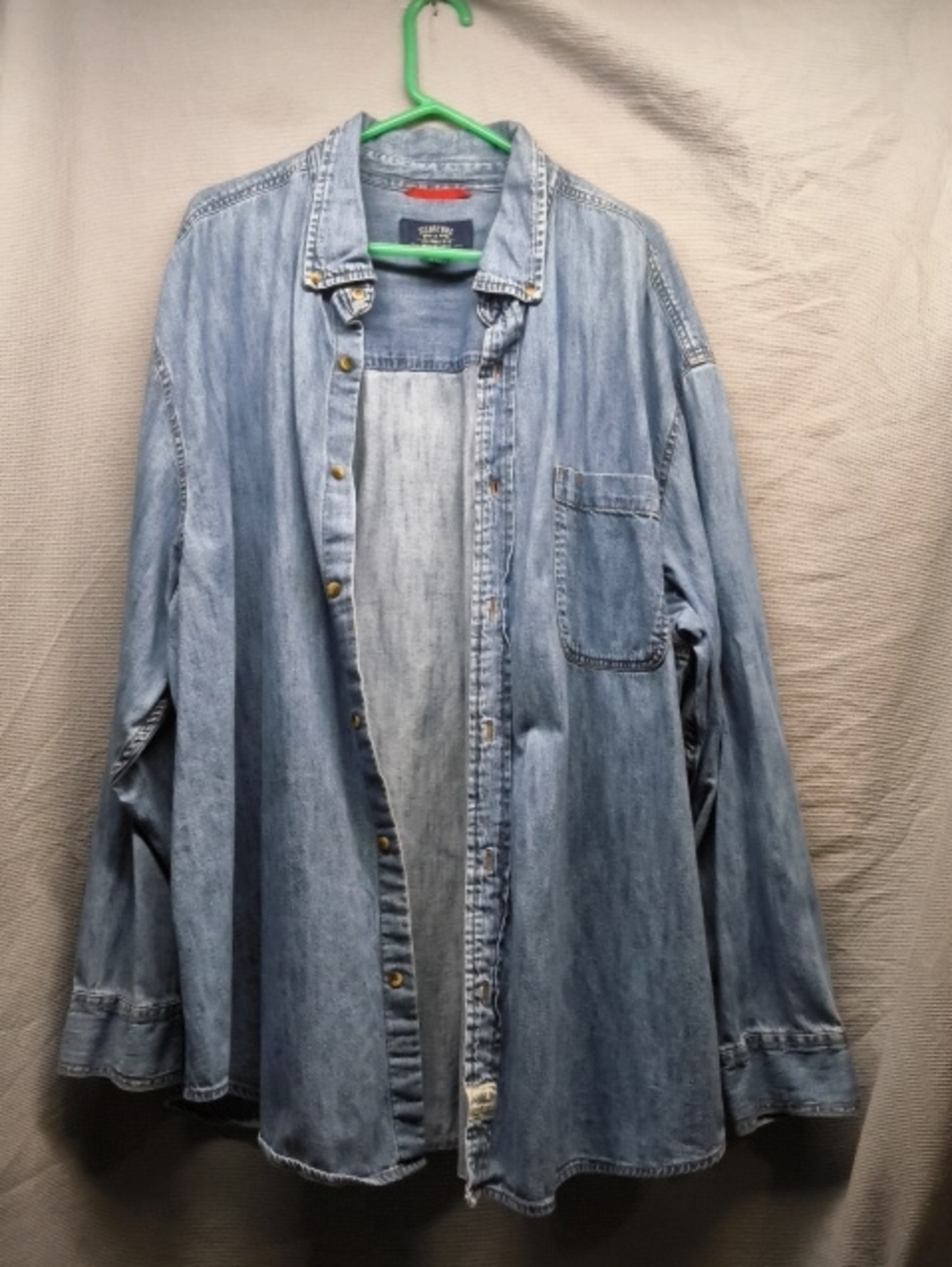 Light Blue Denim Shirt Jacket - Unbranded